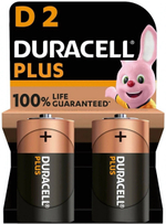 Элемент питания Duracell Plus LR20 BL/2