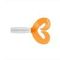 Твистер Helios Credo Double Tail 3,54"/9 см Pearl &amp; Orange 5шт. (HS-28-019)