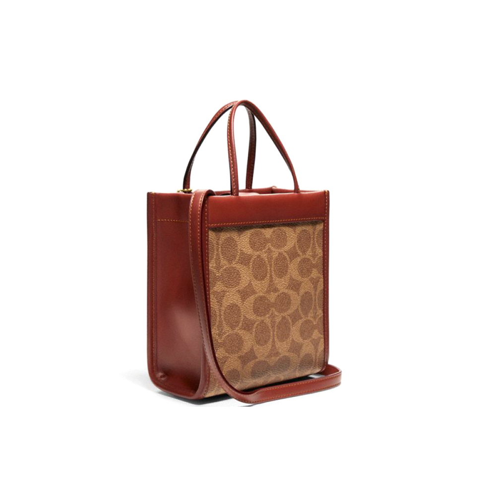 Сумка COACH Cashin 14 PVC Tote, C5277-B4NQ4
