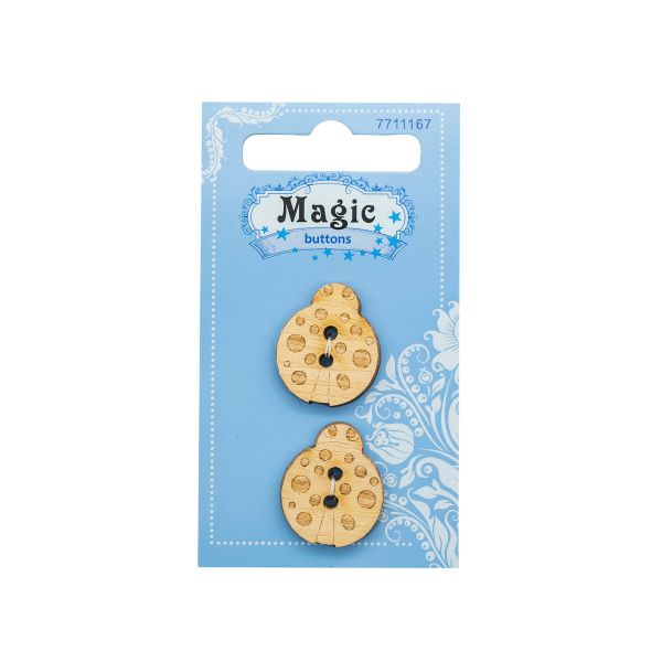 Украшения декоративные: пуговицы Божья коровка, 2 шт, Magic Buttons LW826-V45