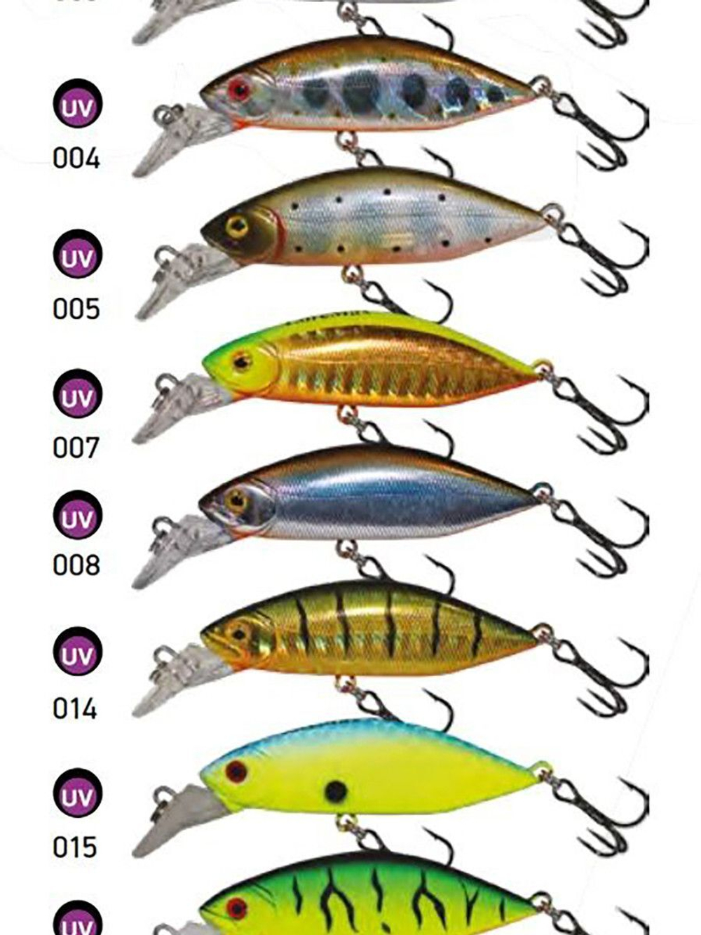 Воблер для рыбалки CRASH MINNOW 55S-005 6,6 г., тонущий