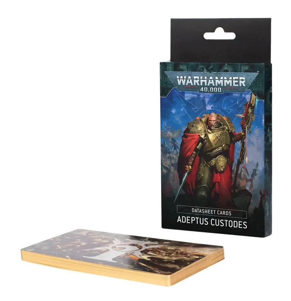 Datasheet Cards: Adeptus Custodes 10 редакции на английском языке