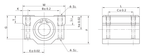 Чертеж SCS30UU