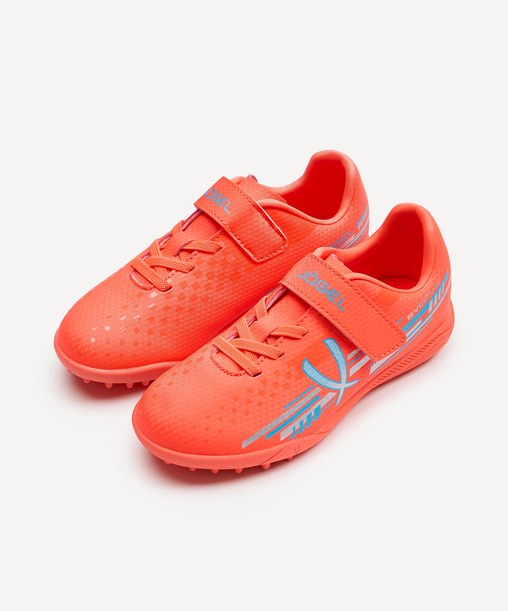 Бутсы футбольные Jogel Evofly TF Talant KIDS coral, коралловый