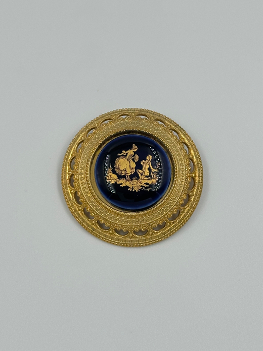 Брошь Limoges