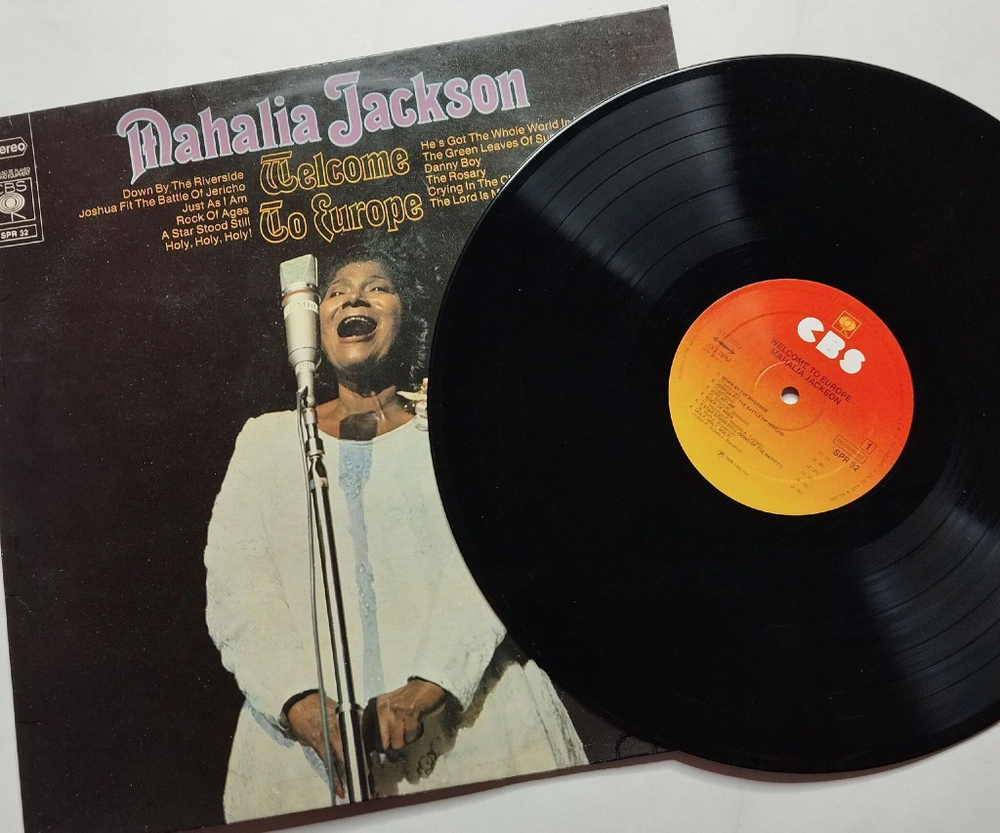 Винтажная виниловая пластинка LP Mahalia Jackson Welcome To Europe (Holland 1978)