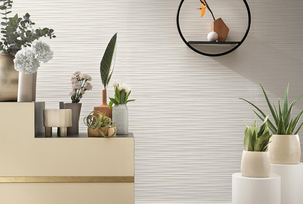 Atlas Concorde 3D Wall Plaster Bloom White 50x120