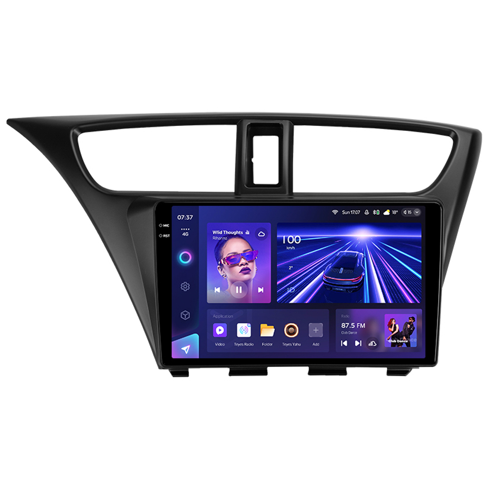 Teyes CC3 2K 9"для Honda Civic 9 2012-2017