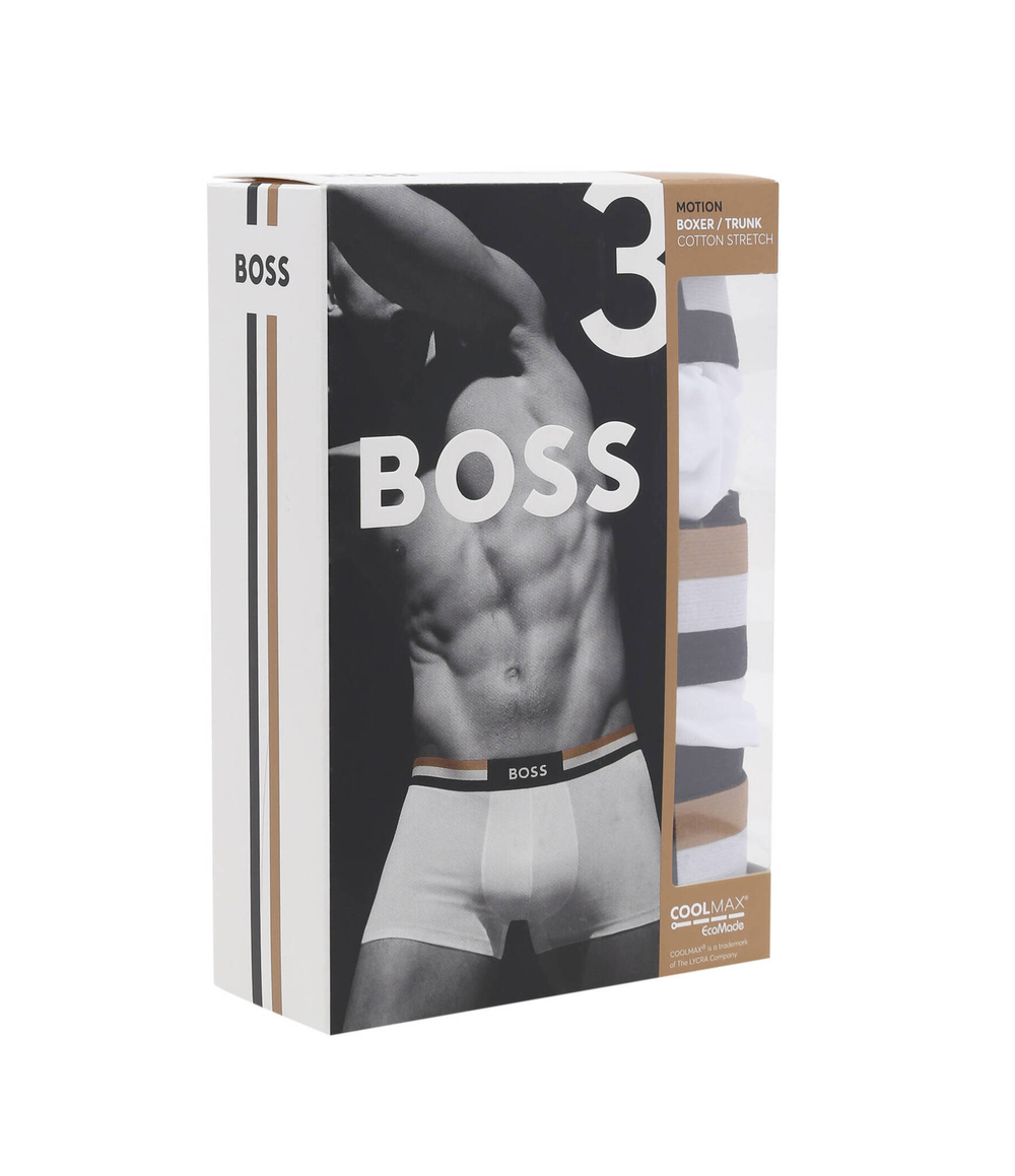 Трусики-боксеры 3шт. BOSS BLACK - белый(50516542)