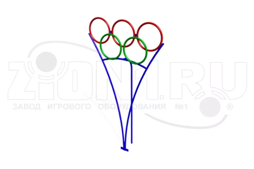 Мишень для бросания мяча «Олимпийские кольца»