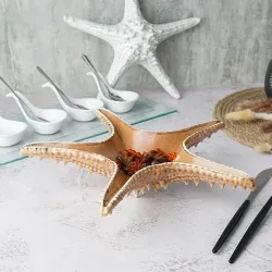 Блюдо для подачи 28*28 см h6 см 100 мл для закусок Звезда Pearl Starfish Frutti di Mare P.L. [1]
