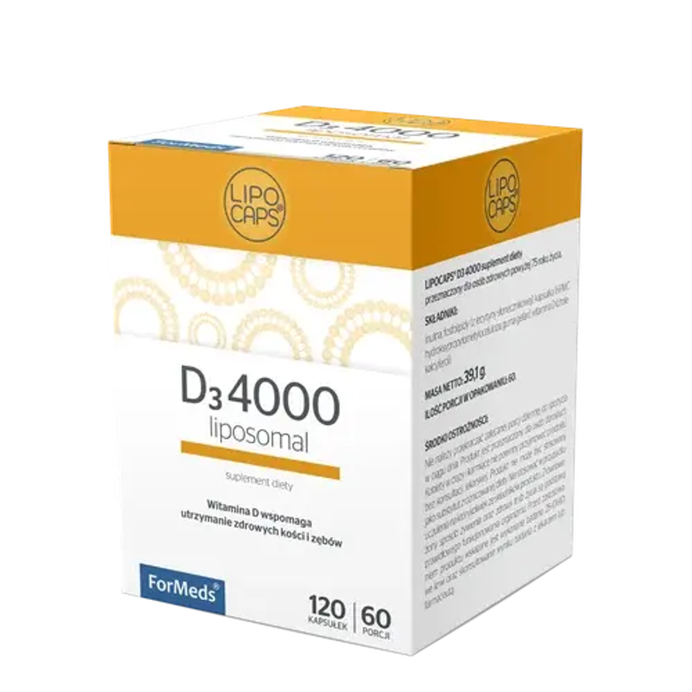 Lipocaps D3 4000 - 120 капсул