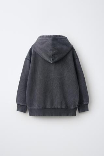 ZARA ТОЛСТОВКА С ПРИНТОМ ROLLING STONES ©, АНТРАЦИТОВО-СЕРЫЙ
