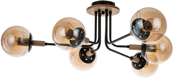 Потолочная люстра Oxford A2716PL-6BK Arte Lamp
