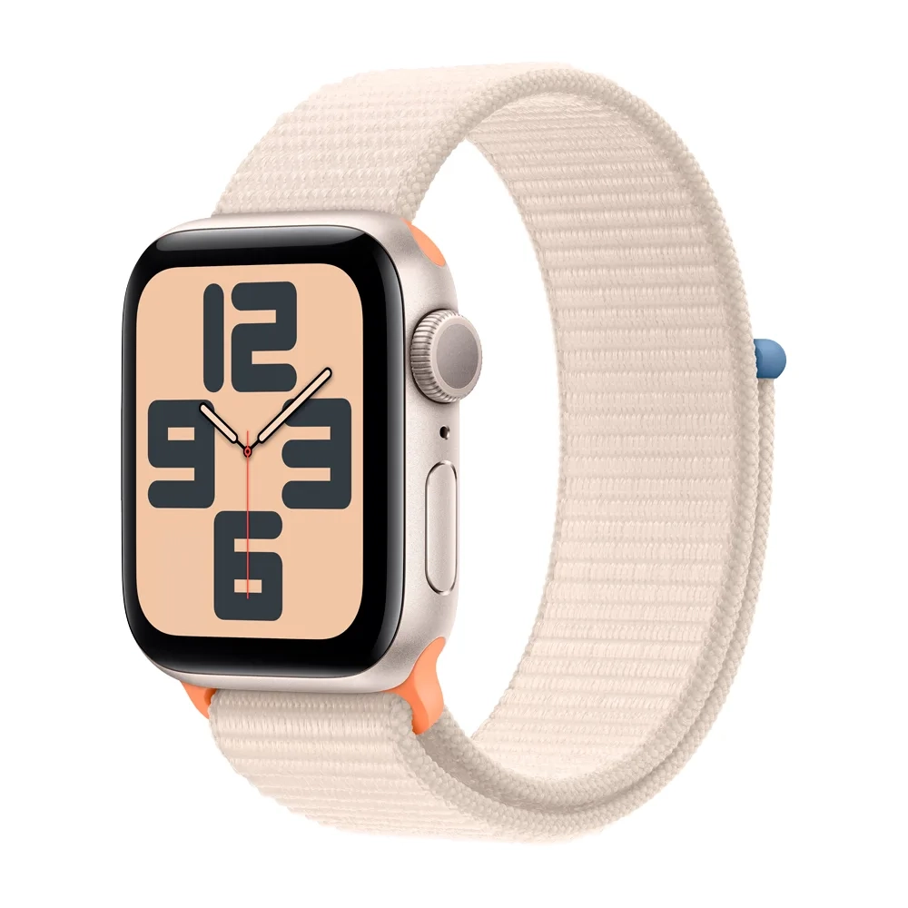 Умные часы Apple Watch SE 2 (2023) GPS, 40mm, Aluminium Case with Sport Loop, Starlight (Сияющая звезда)