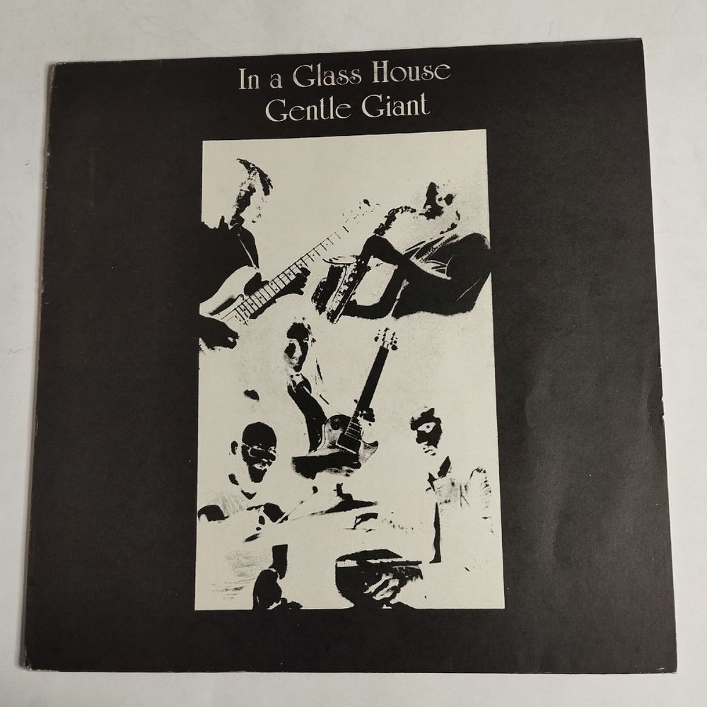 Винтажная виниловая пластинка LP Gentle Giant In A Glass House (Россия 1993)
