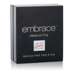 Перезаряжаемое эрекционное кольцо Embrace Pleasure Ring (7 режимов) (Цвет: серый)