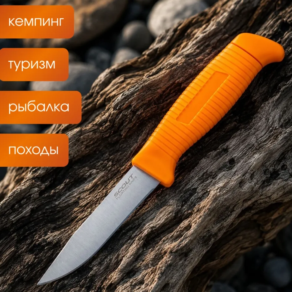 Нож туристический Akara Scout плавающий 22 см
