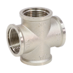 Крест латунь никель Ду 20 (3/4") ВР VALFEX VF.760.N.034