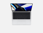 Ноутбук Apple MacBook Pro 14" A2442 (MKGR3X/A) 14"/Apple M1 Pro/RAM 16GB/SSD 512GB/14 Core GPU/3024*1964/Retina/Mac Os/Подсветка кл-ры: нет/серебристый. Состояние: B1