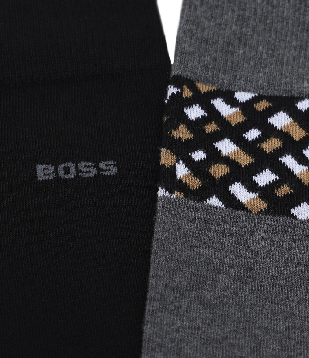 Носки 2 пары BOSS BLACK - графитовый(50510659)