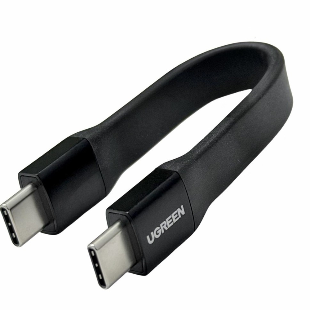 Usb Кабель-зарядка Type-C на Type-C Ugreen L315 240W 8K/60Hz 40Gbps 12cм черный