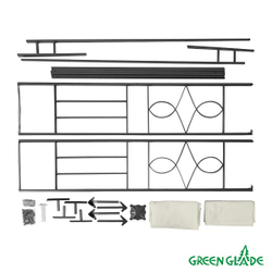 Тент садовый Green Glade 43302 3х3х2,45 м полиэстер