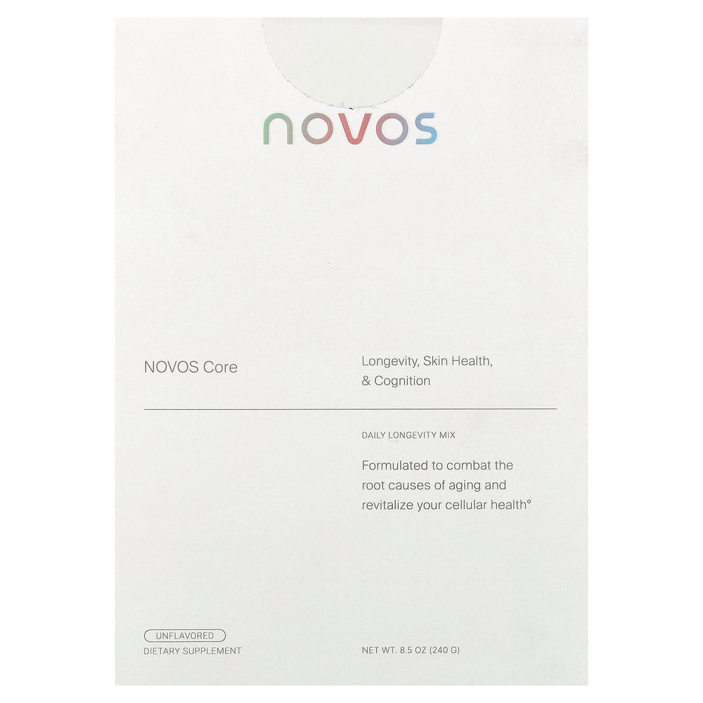 NOVOS, NovosCore, без добавок, 30 пакетиков, 8 г (0,28 унции) каждый