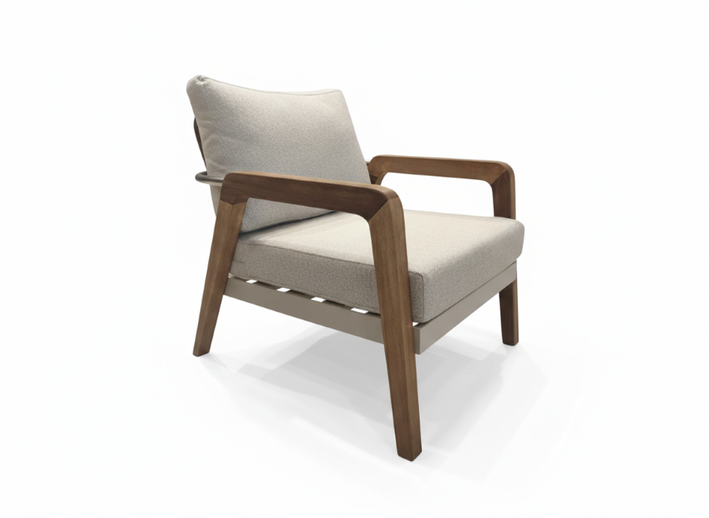 Комплект GOLD MIDI Seating Set. Алюминий, роуп, ироко. Поставка 45 дней.