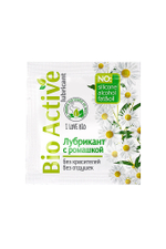 Гель-лубрикант Bio Active с ромашкой и д-пантенолом 3 г