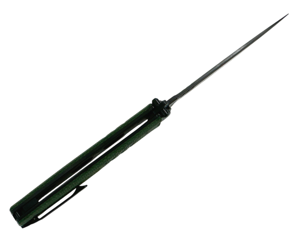 Складной нож Финка-2 Blackwash сталь D2, рукоять Olive , НОКС 349-700106