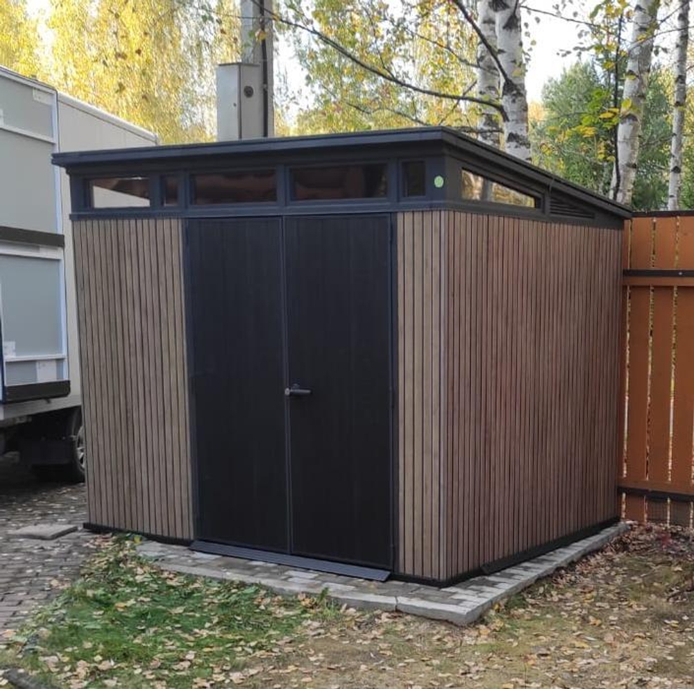 Садовый сарай Keter Signature Vertical Pent 9x7 brown