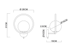 Бра Arte Lamp MATISSE A7741AP-1BK, 1хE14