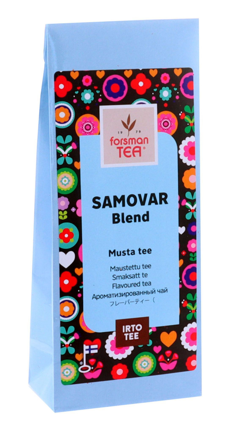Чай черный FORSMAN TEA Samovar Blend с фруктовыми добавками 60 г (из Финляндии)