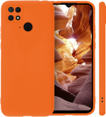 Мягкий Soft Touch чехол из силикона для XIAMI REDMI 10C с бархатной подкладкой