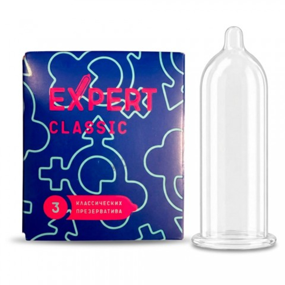 Презервативы EXPERT CLASSIC № 3 (классические), 3 шт.