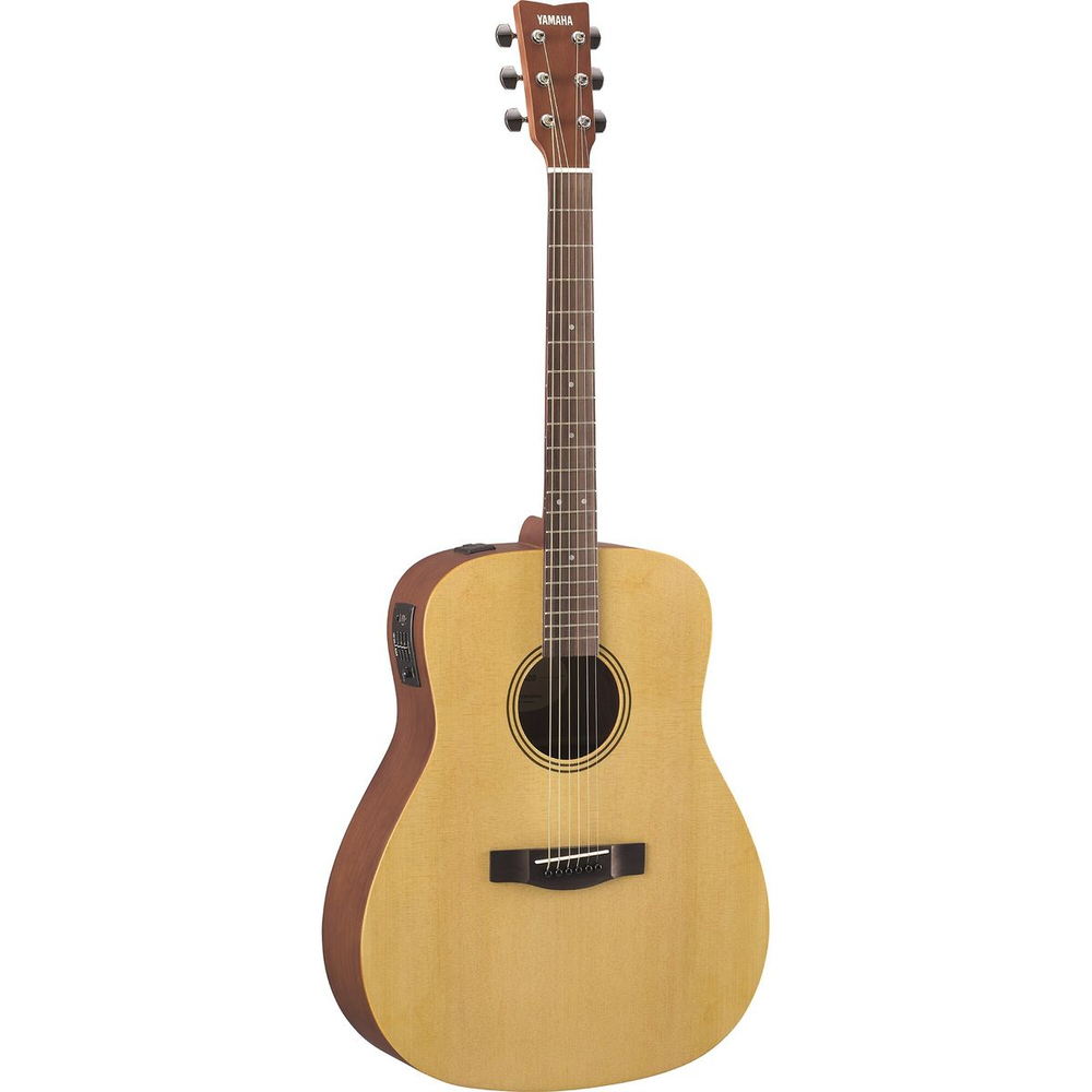 Yamaha FX400 NATURAL SATIN элетроакустическая гитара, цвет Natural Satin, форма корпуса дредноут