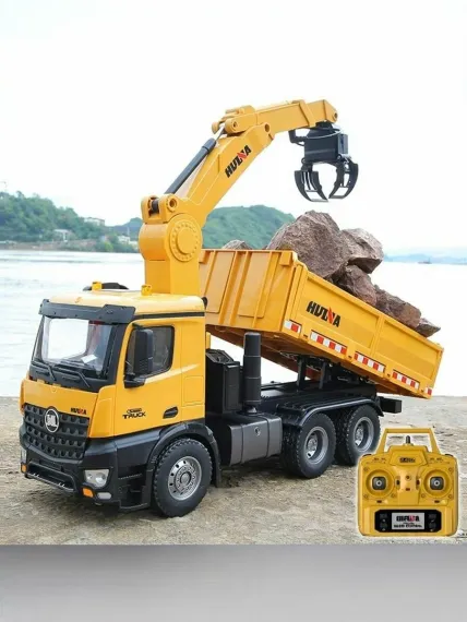 Радиоуправляемый самосвал-кран-погрузчик HuiNa Toys 4WD RTR масштаб 1:14 2.4G - HN1538