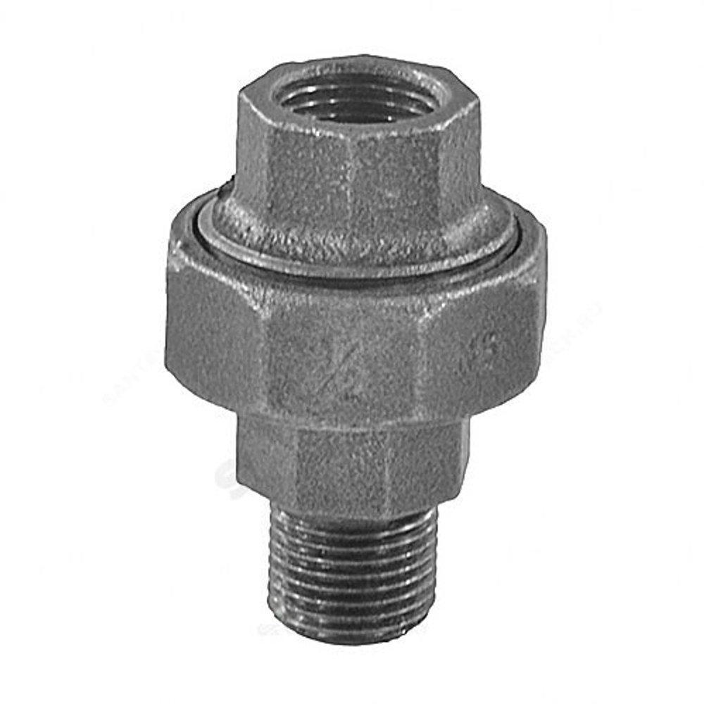 Соединитель прямой американка чугун Ду 32 (1 1/4") ВР/НР Fittex PLUS