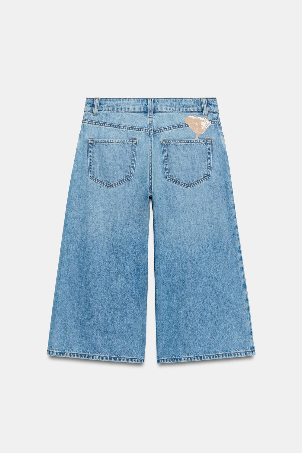 ZARA ДЛИННЫЕ ДЖИНСОВЫЕ ШОРТЫ Z1975, ВЫЦВЕТШИЙ СИНИЙ