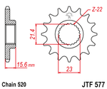 Звезда JTF577.16