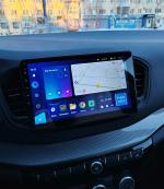 Магнитола для Lada Vesta NG 2023+ (без штатного экрана, рамка 10) - Teyes CC3 на Android 10, Быстрая, CarPlay, SIM-слот