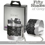 Наручники атласные с кружевом Shades-of-Grey Play Nice