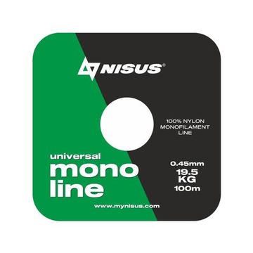 Леска MONOLINE Green 0,45mm/100m Nylon Nisus (N-MG-045-100)