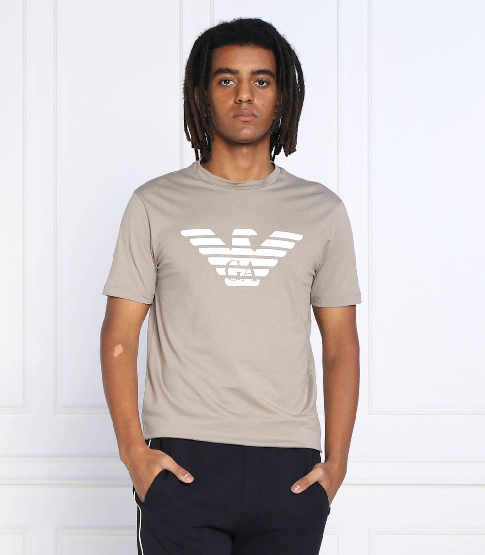футболка Emporio Armani - бежевый(8N1TN5 1JPZZ)