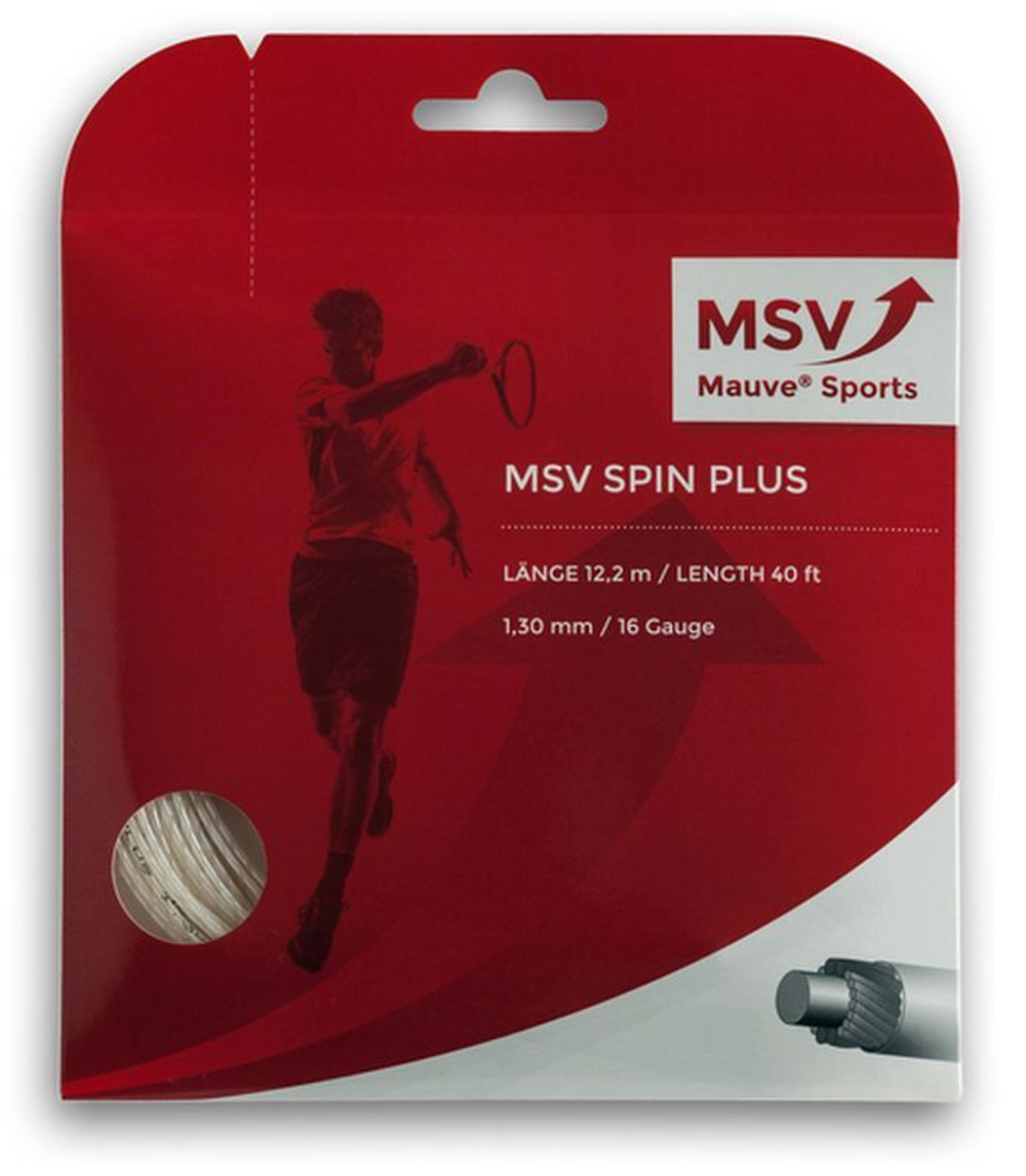 Теннисные струны MSV Spin Plus (12 m) - белый