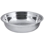 Миска Bowl-27, объем 2,8 л, с расширенными краями, из нерж стали, зеркальная полировка, диа 27 см