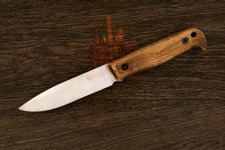 Нож туристический (разделочный) Kizlyar Supreme Forester, клинок 119мм, AUS-10Co, орех