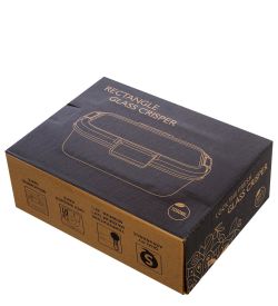 GAEM Home HM-01/25-B Контейнер прямоугольный стеклянный 1020 мл
