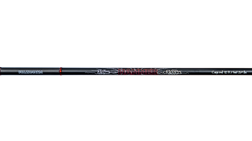 Удилище карповое Volzhanka Hammer 3.6м тест 3.0Lbs (2 секции)